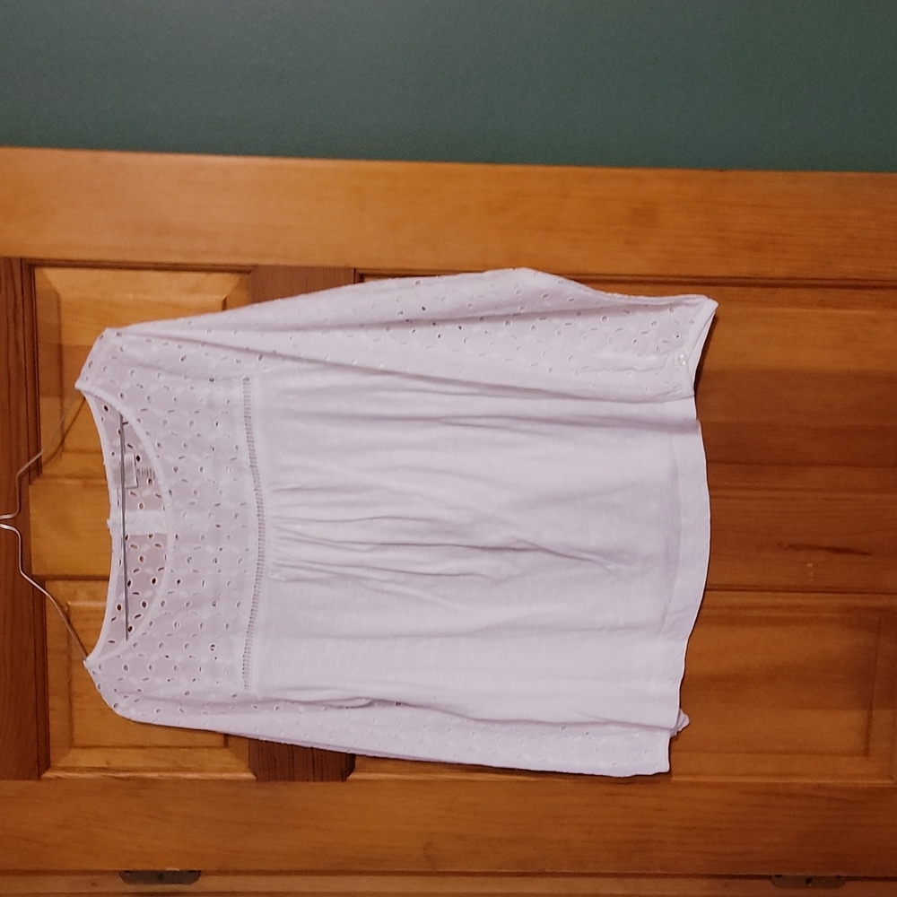 White Summer Cotton Top